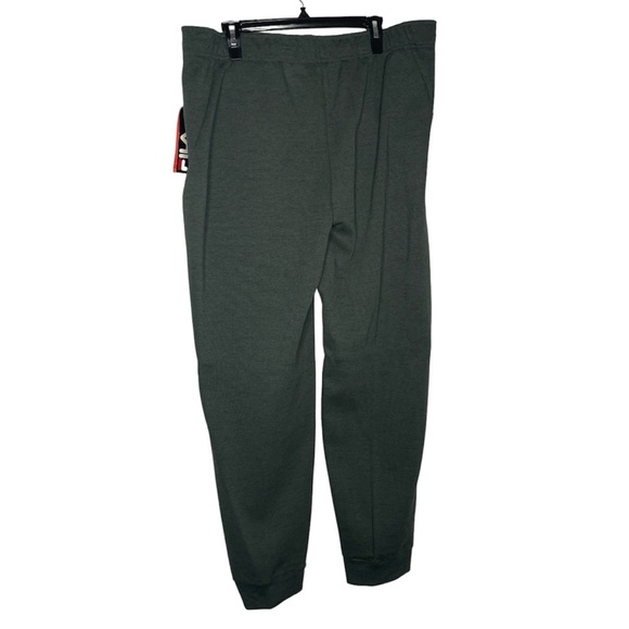 Fila Sport Knit Sweatpants (Size:XL, Color:Olive-Green) - Picture 2 of 3